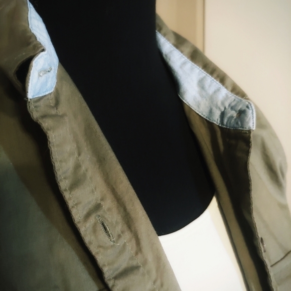 LUCKY BRAND BUTTON LONG SLEEVE FRONT POCKETS SMALL PETITE - Picture 4 of 13